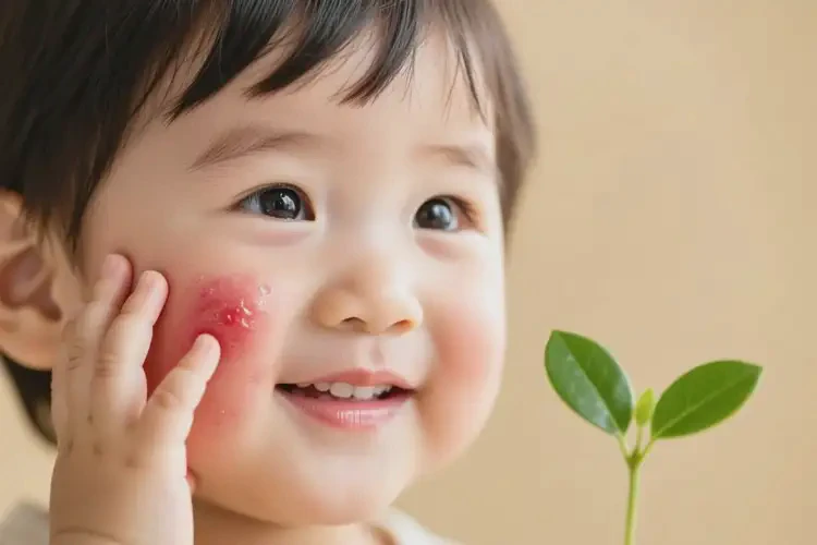小兒面部長(zhǎng)濕疹能夠徹底治愈嗎(圖2)