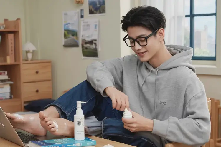 大學(xué)生腳上出濕疹能夠徹底治愈嗎(圖1)