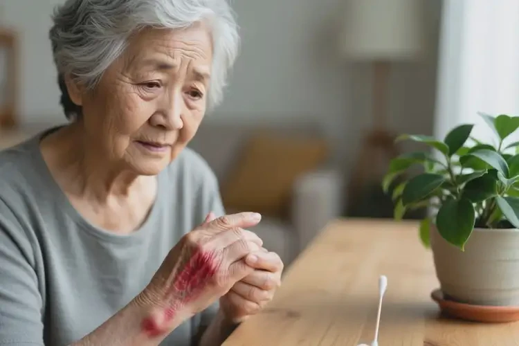 老年人身上容易长湿疹不管它会自己痊愈吗(图4)