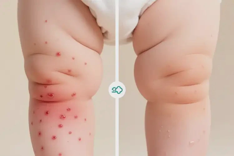 嬰幼兒大腿上長濕疹可不可以徹底自愈(圖2)