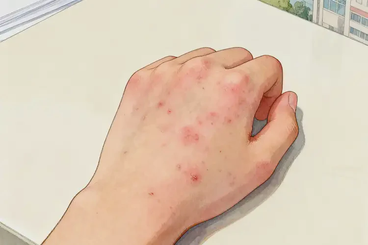 中學(xué)生手上容易起濕疹可以徹底自愈嗎(圖2)