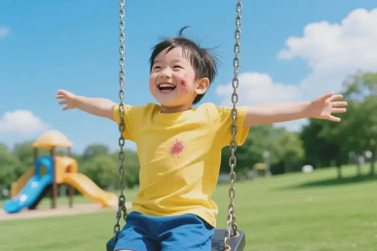 兒童臉上有濕疹可不可以徹底自愈(圖1)