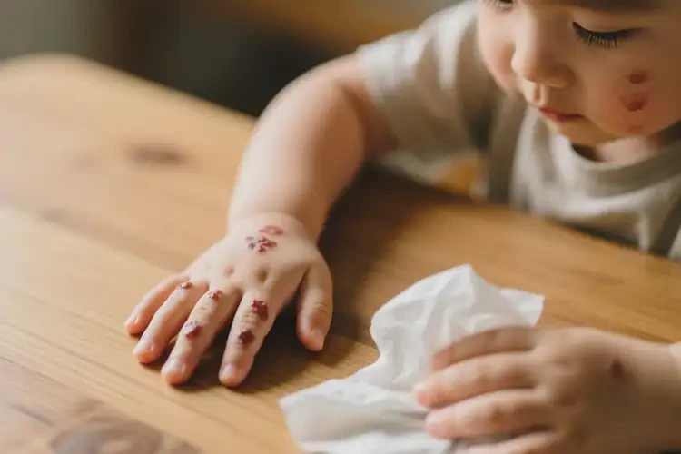 小孩手上出現(xiàn)濕疹不管它會(huì)自己痊愈嗎(圖3)