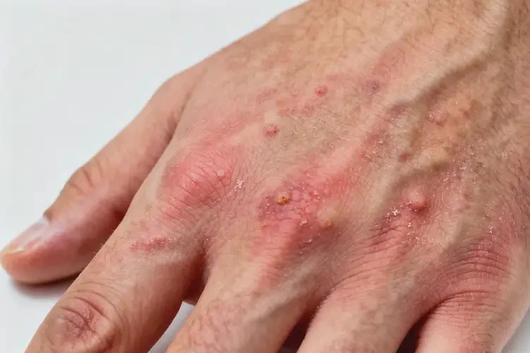 男性身上容易起濕疹能夠徹底治愈嗎(圖1)