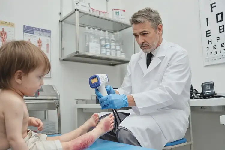 幼兒大腿起濕疹可以徹底自愈嗎(圖1)