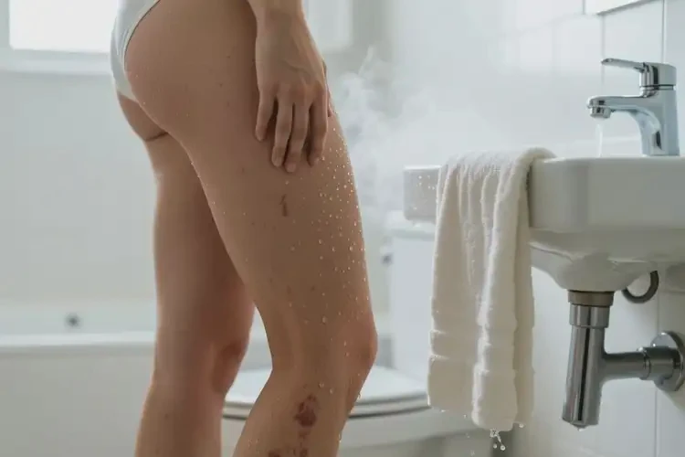 女性小腿偶爾起濕疹不管它會自己痊愈嗎(圖1)