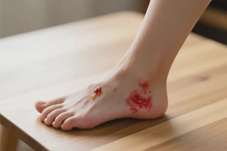 女生腳上經(jīng)常長濕疹不管它會自己痊愈嗎(圖1)