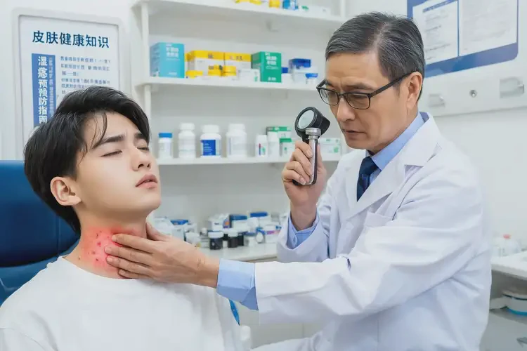 大學(xué)生脖子出現(xiàn)濕疹能徹底自愈嗎(圖3)