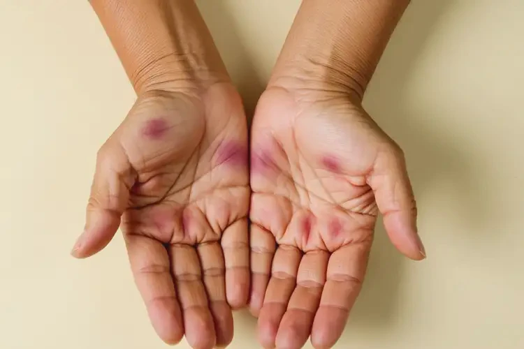 老人手上出現(xiàn)濕疹可以徹底自愈嗎(圖4)