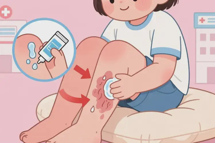 少儿小腿出湿疹能够彻底治愈吗(图1)