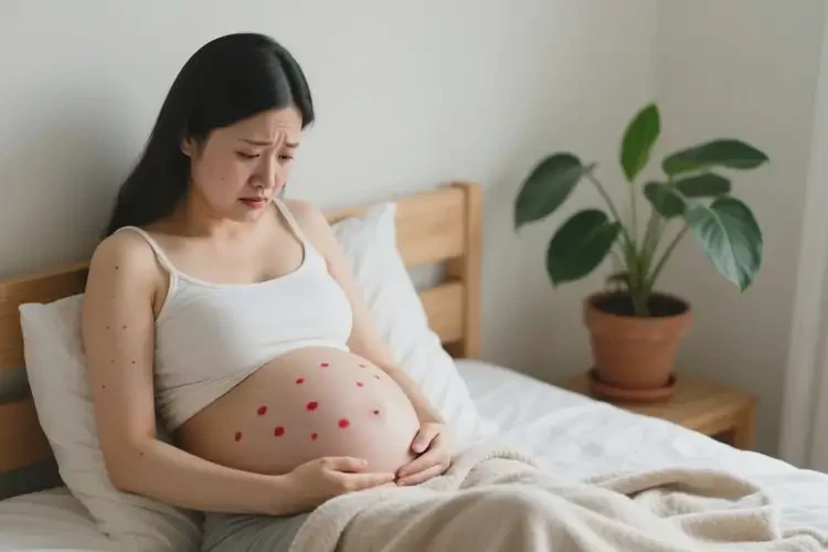 產(chǎn)婦肚子偶爾長(zhǎng)濕疹不管它會(huì)自己好嗎(圖3)