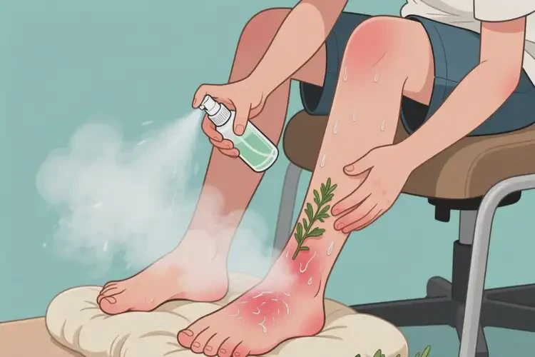 青少年腳上出現(xiàn)濕疹能夠徹底治愈嗎(圖1)