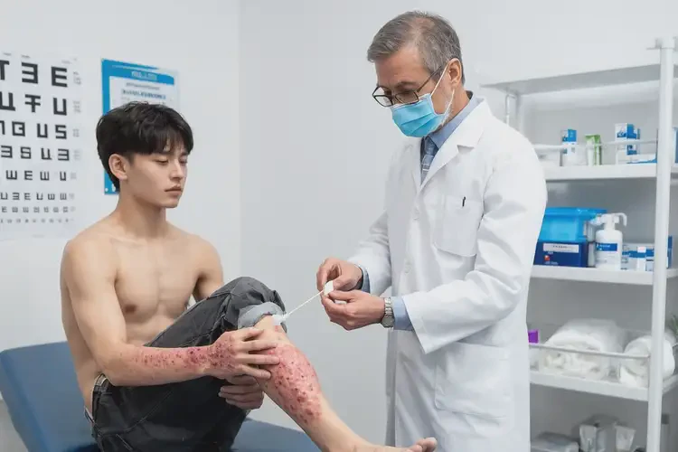 青年人小腿出濕疹能徹底自愈嗎(圖3)