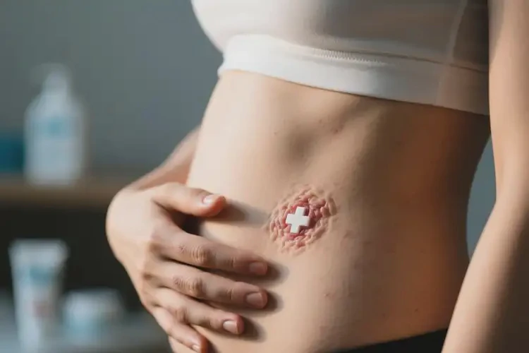 女性肚子經(jīng)常長(zhǎng)濕疹能靠自己自愈嗎(圖1)