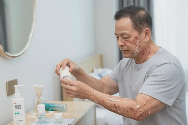 男人全身經(jīng)常長濕疹能不能徹底自愈(圖2)