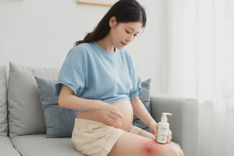 孕婦大腿偶爾長濕疹可以徹底自愈嗎(圖3)