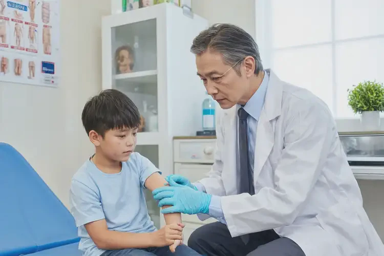 孩子大腿容易長濕疹不管它會自己自愈嗎(圖1)