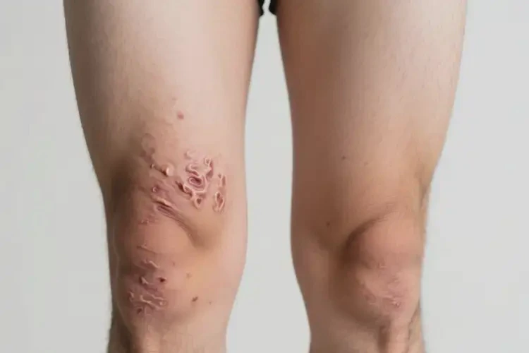 男生大腿有濕疹能徹底自愈嗎(圖1)