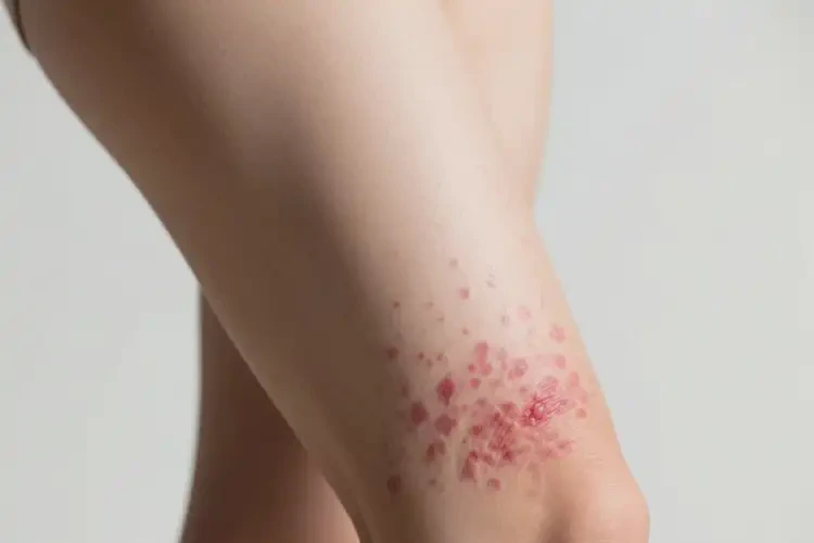 女性大腿上長濕疹能夠徹底治愈嗎(圖4)