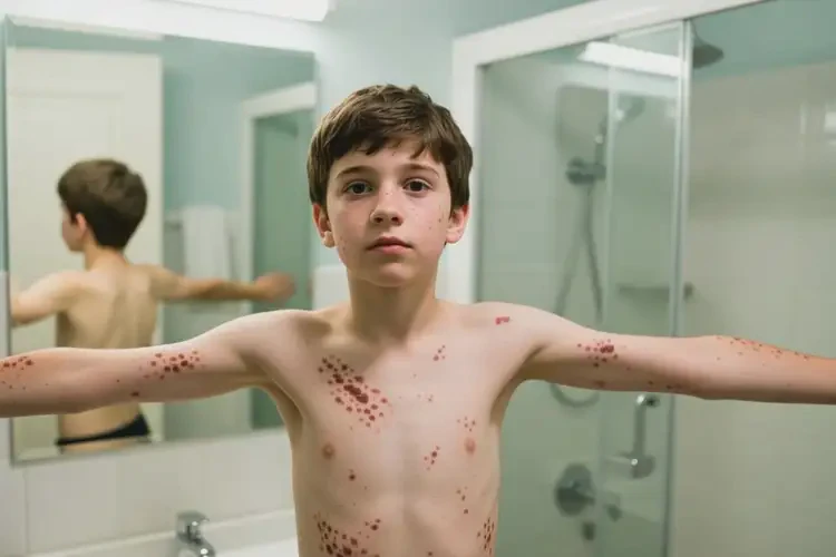 青年人全身偶爾長濕疹不管它會自己自愈嗎(圖1)