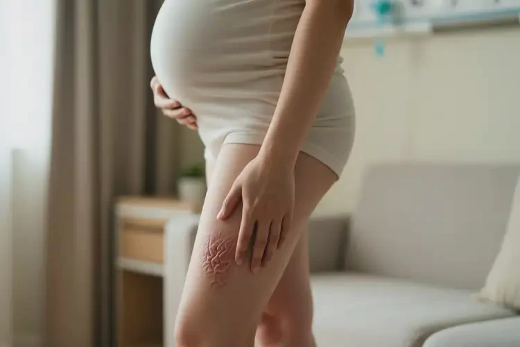 產(chǎn)婦小腿上出濕疹不管它會自己自愈嗎(圖3)