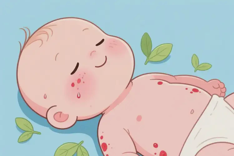 新生兒脖子上起濕疹不管它會自己痊愈嗎(圖3)