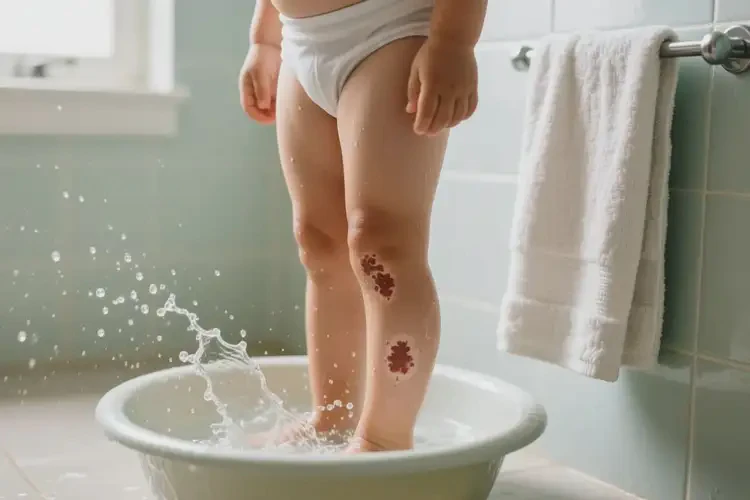 少兒屁股上容易起濕疹可以徹底自愈嗎(圖2)