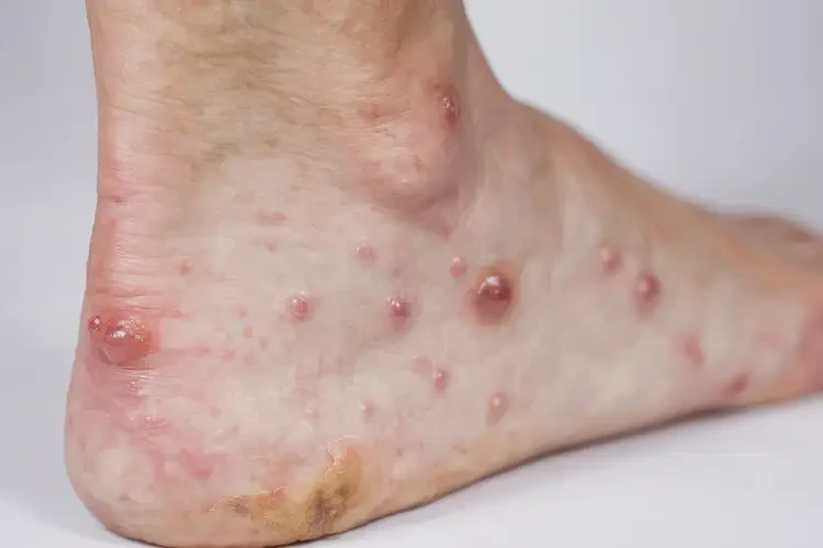 女生腳上容易長濕疹不管它會自己自愈嗎(圖4)
