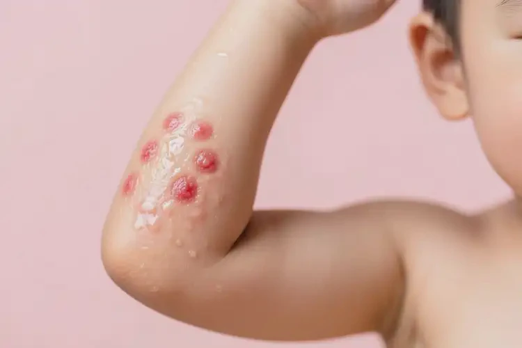 孩子手臂上偶爾長濕疹可不可以徹底自愈(圖2)