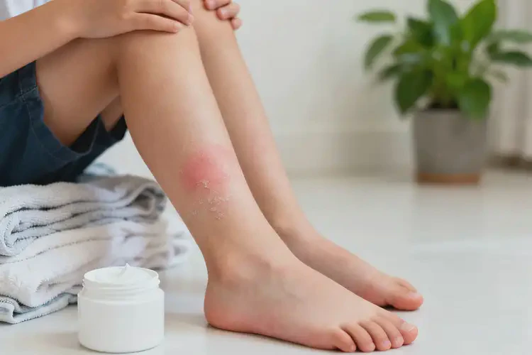 小學(xué)生小腿長濕疹不管它會自己痊愈嗎(圖2)