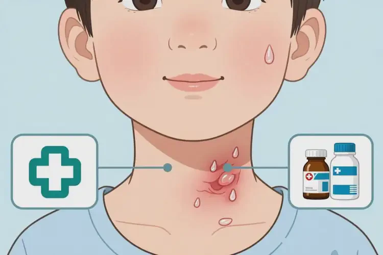 兒童脖子上出濕疹能夠徹底治愈嗎(圖3)