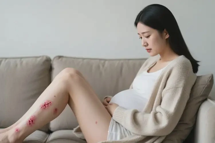 產(chǎn)婦身上有濕疹不管它會自己自愈嗎(圖1)