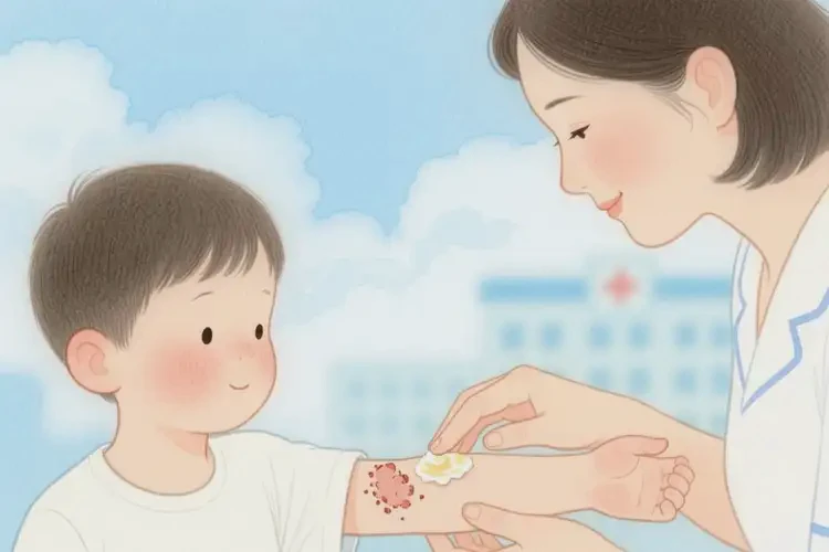 孩子手臂上出濕疹能夠徹底治愈嗎(圖4)