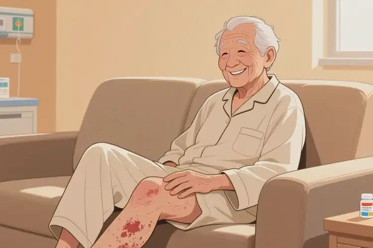 高齡老人大腿上長(zhǎng)濕疹能不能徹底自愈(圖4)