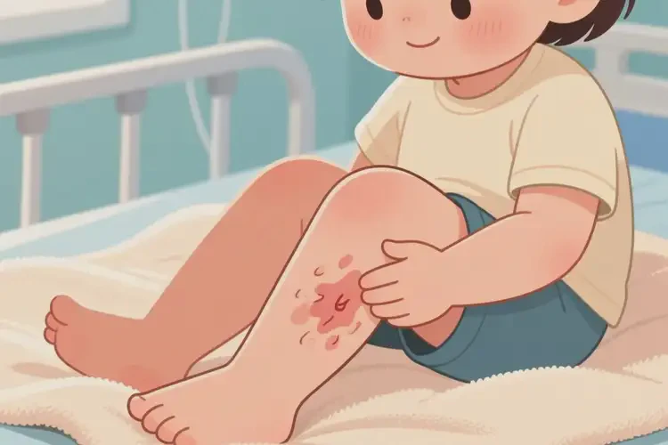 少兒小腿長濕疹不管它會(huì)自己痊愈嗎(圖4)