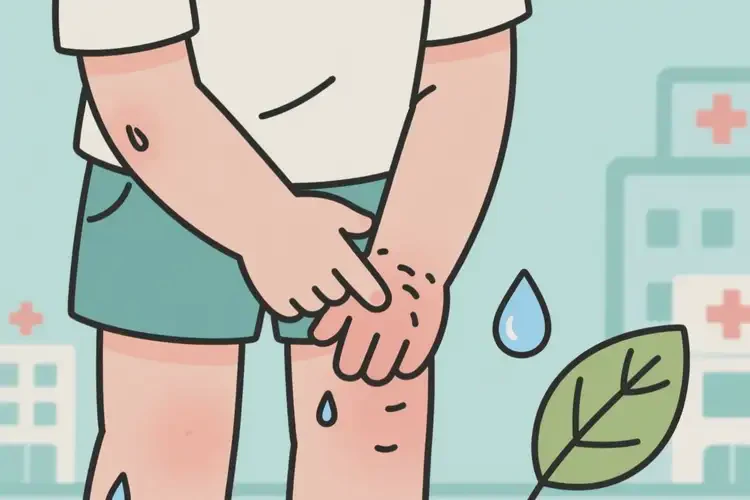 孩子四肢長濕疹能夠徹底治愈嗎(圖2)