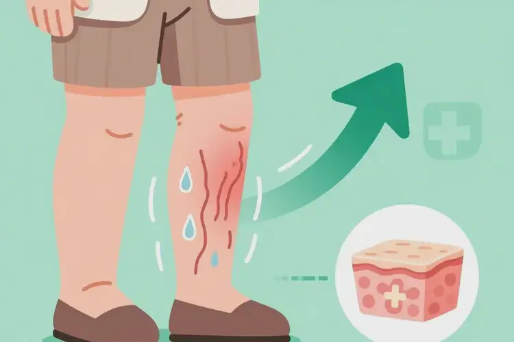 老年人大腿長濕疹能不能徹底自愈(圖1)