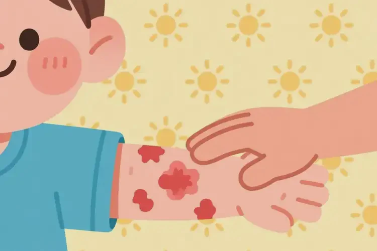 幼兒手臂起濕疹能靠自己自愈嗎(圖2)