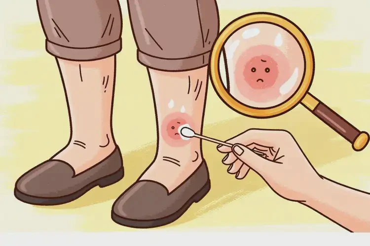 老年人小腿起濕疹不管它會(huì)自己痊愈嗎(圖2)