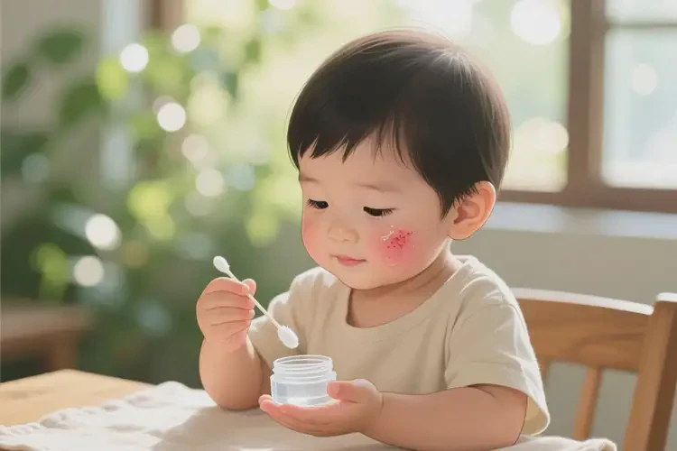 少兒臉上出濕疹能夠徹底治愈嗎(圖4)