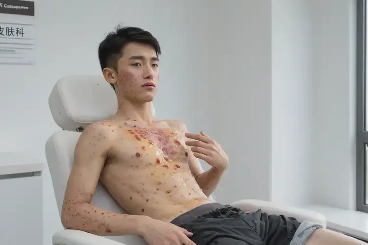 青年人大腿上長(zhǎng)濕疹能夠徹底治愈嗎(圖4)