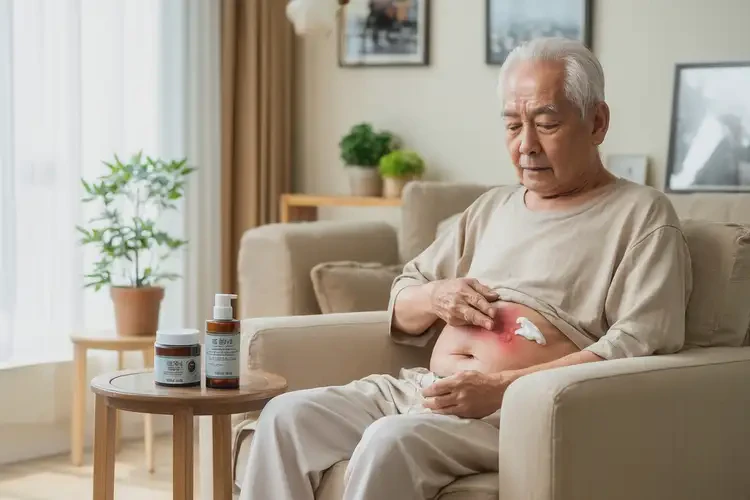 老年人肚子上容易起濕疹能徹底自愈嗎(圖1)