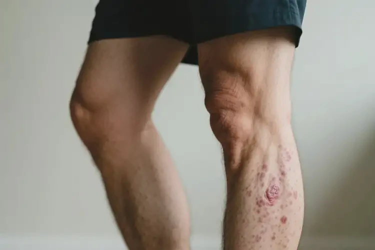 男人小腿長濕疹可以徹底自愈嗎(圖3)