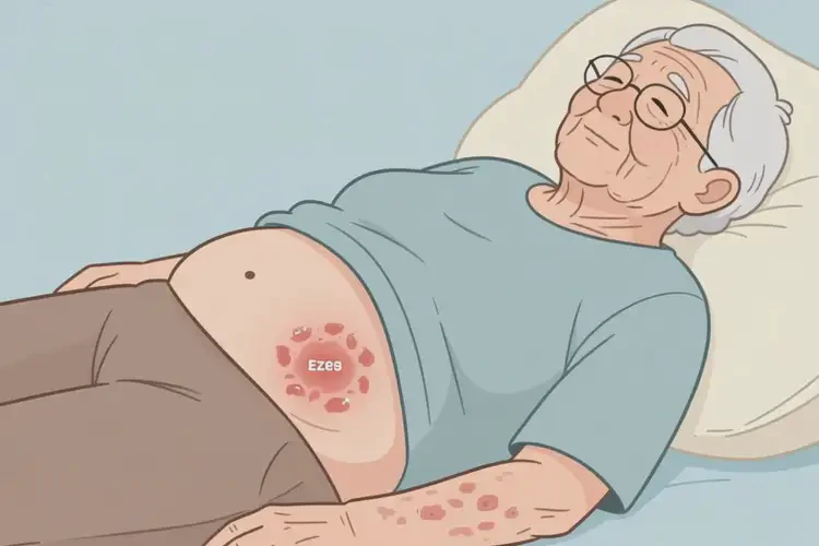 老年人肚子出濕疹不管它會(huì)自己痊愈嗎(圖1)