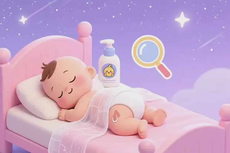 兒童屁股長濕疹不管它會自己好嗎(圖1)