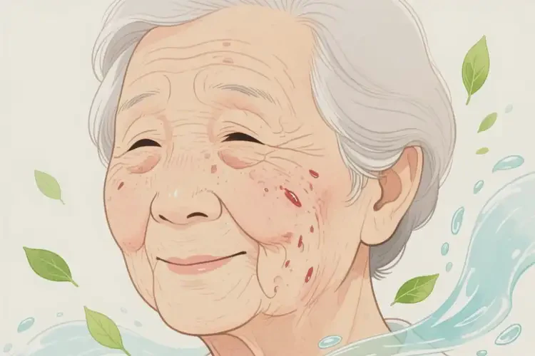 老人面部容易起濕疹不管它會自己好嗎(圖4)