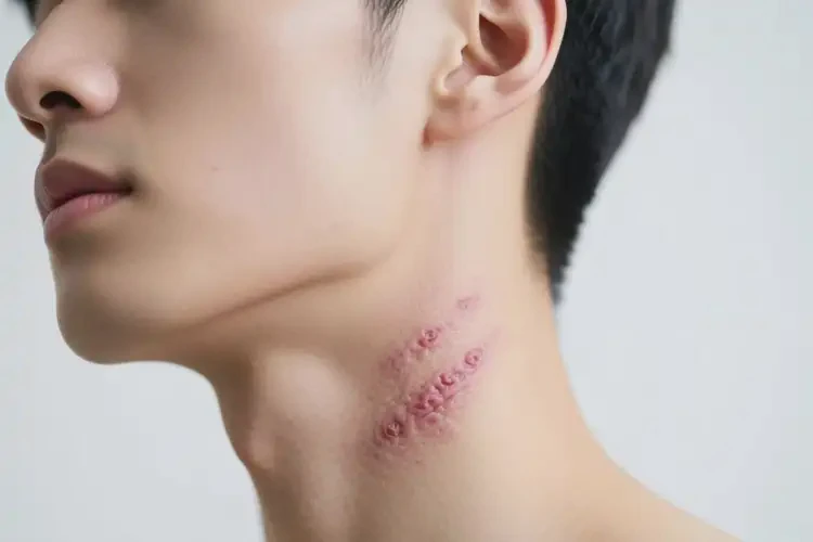 青年人脖子上出現(xiàn)濕疹可以徹底自愈嗎(圖3)