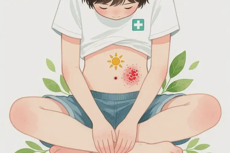 青少年肚子上出濕疹不管它會(huì)自己好嗎(圖2)