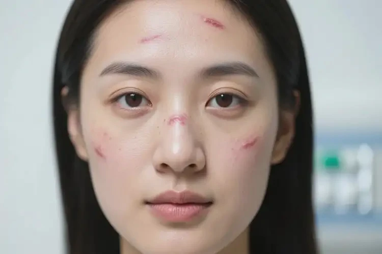 女人臉上有濕疹不管它會(huì)自己自愈嗎(圖3)