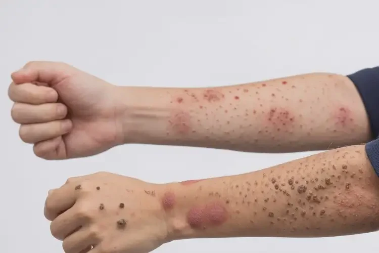中學生手臂出現(xiàn)濕疹能夠徹底治愈嗎(圖4)